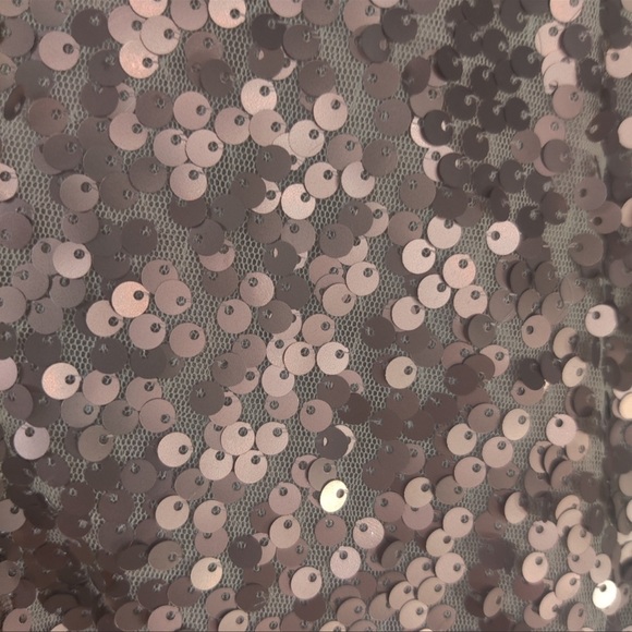 Love & Fire Glittering Sequin Skater Elegant Rose Dress - Picture 5 of 10